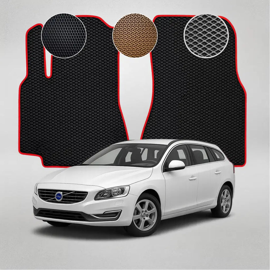 EVA grindų kilimėliai, skirti „Volvo V60“ pirmosios kartos „Kombi“ (2010–2017 m.) automobiliui